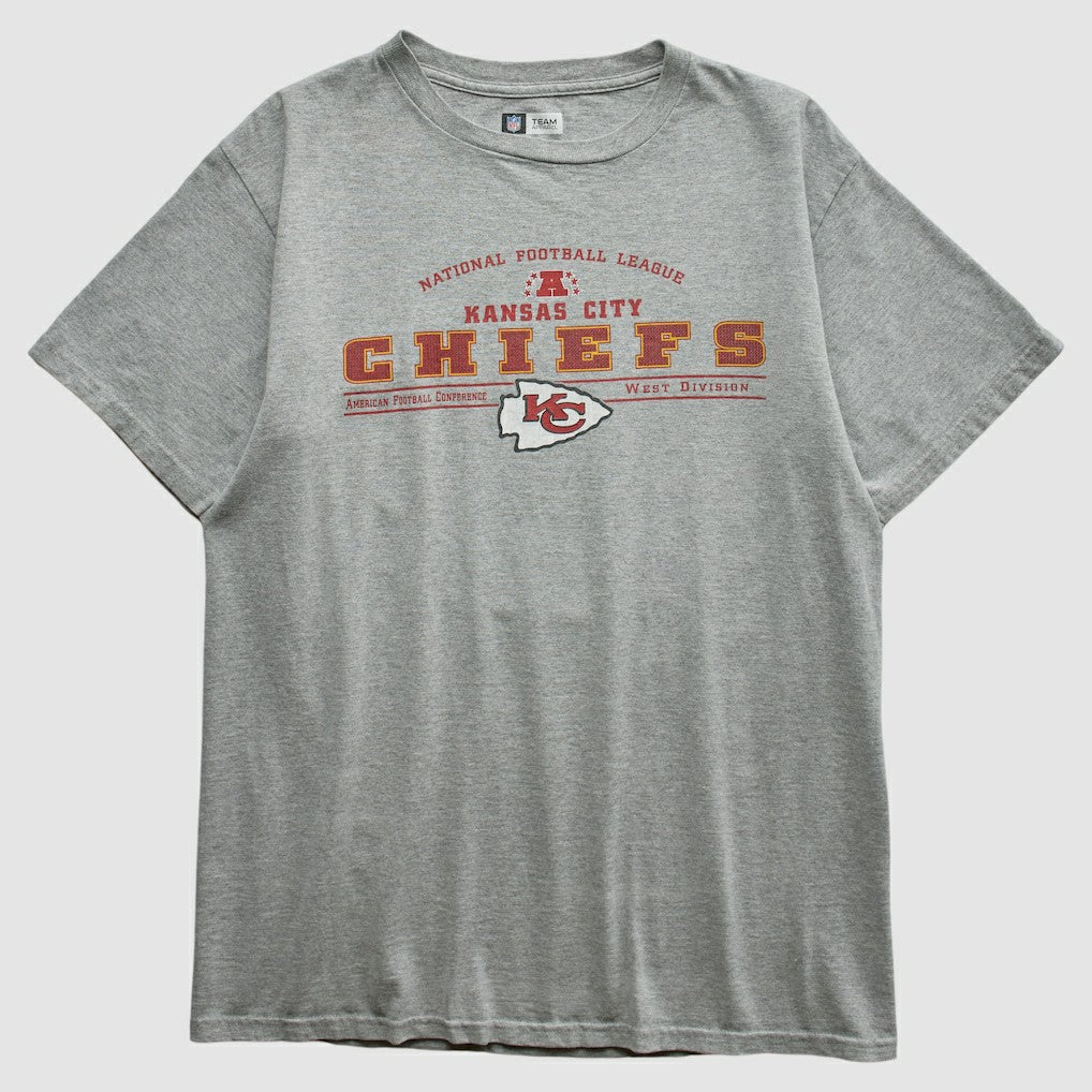 Kansas City Chiefs Team Edition Apparel 2000s T-shirt Heather Gray Vintage - Fanatics
