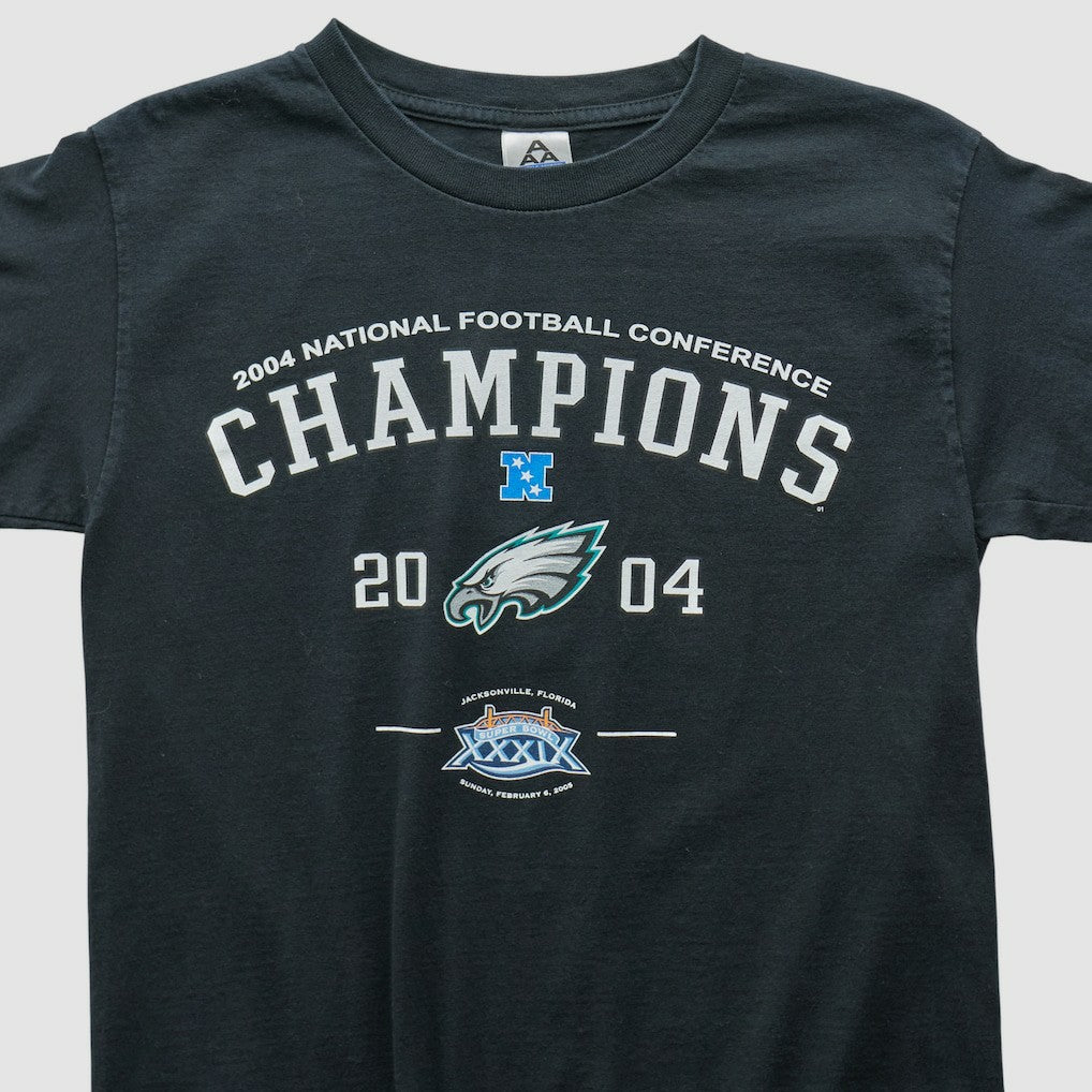 Philadelphia Eagles Alstyle 2004 T-shirt Black Vintage - Fanatics