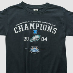 Philadelphia Eagles Alstyle 2004 T-shirt Black Vintage - Fanatics