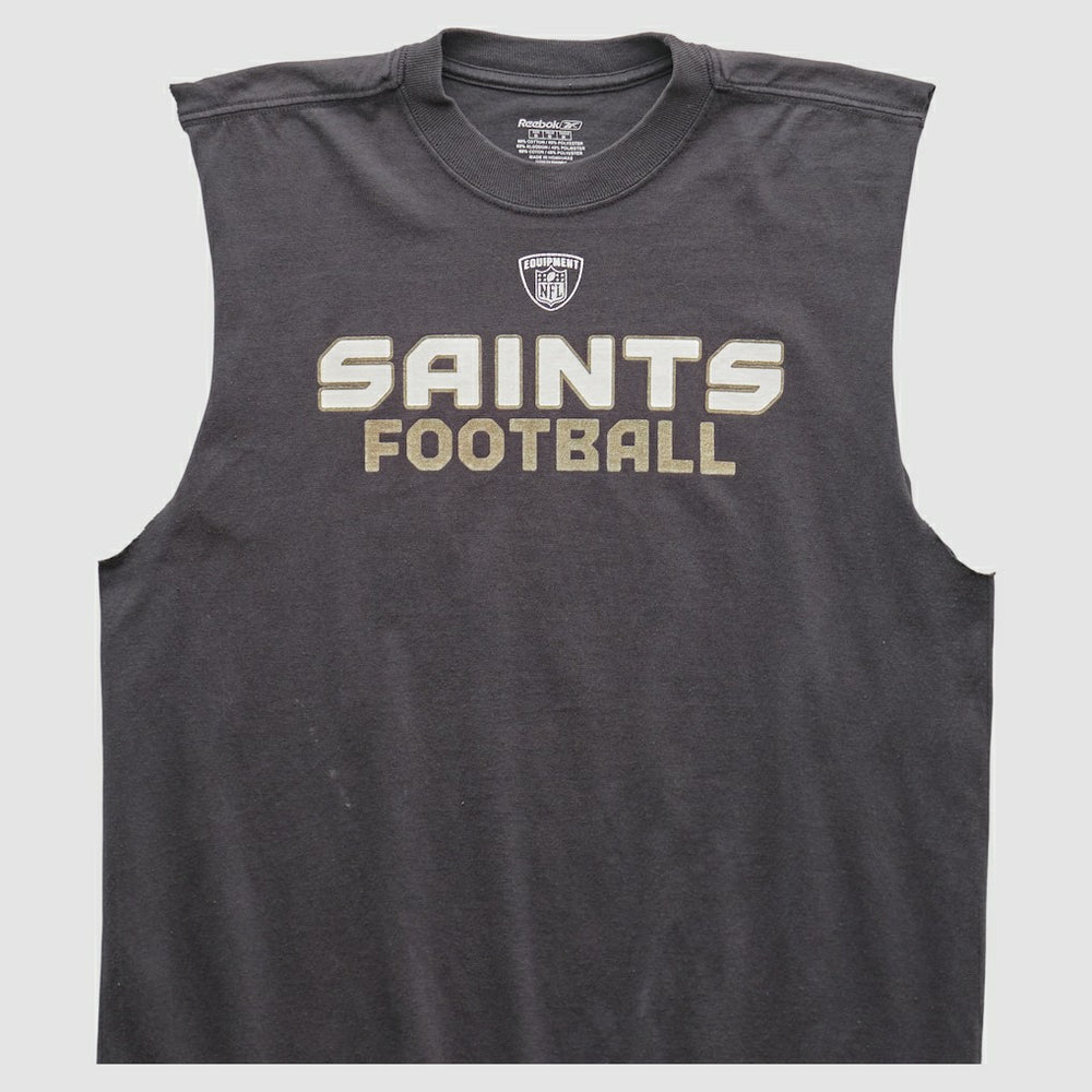 New Orleans Saints Reebok 2000s Tank Black Vintage - Fanatics