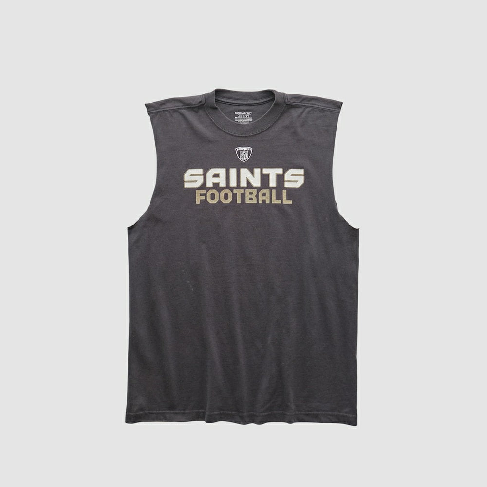 New Orleans Saints Reebok 2000s Tank Black Vintage - Fanatics