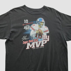 Superbowl XLII MVP Reebok 2008 T-shirt Black Vintage - Fanatics