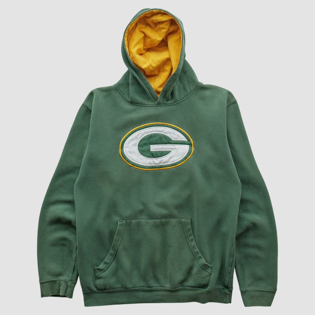 Green Bay Packers NFL 2000s Hooded Pullover Sweatshirt Green Vintage - Fanatics