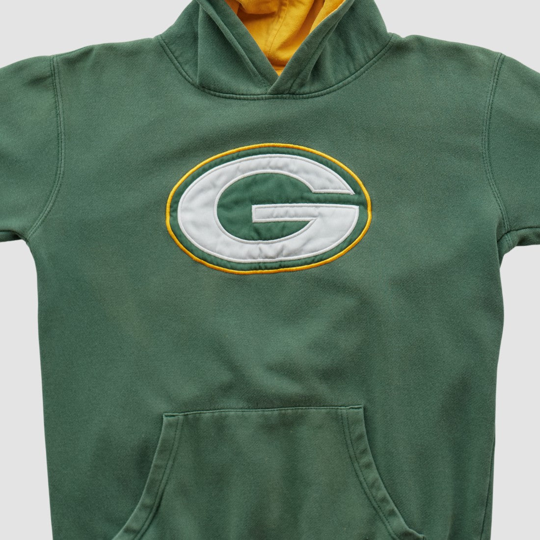 Green Bay Packers NFL 2000s Hooded Pullover Sweatshirt Green Vintage - Fanatics