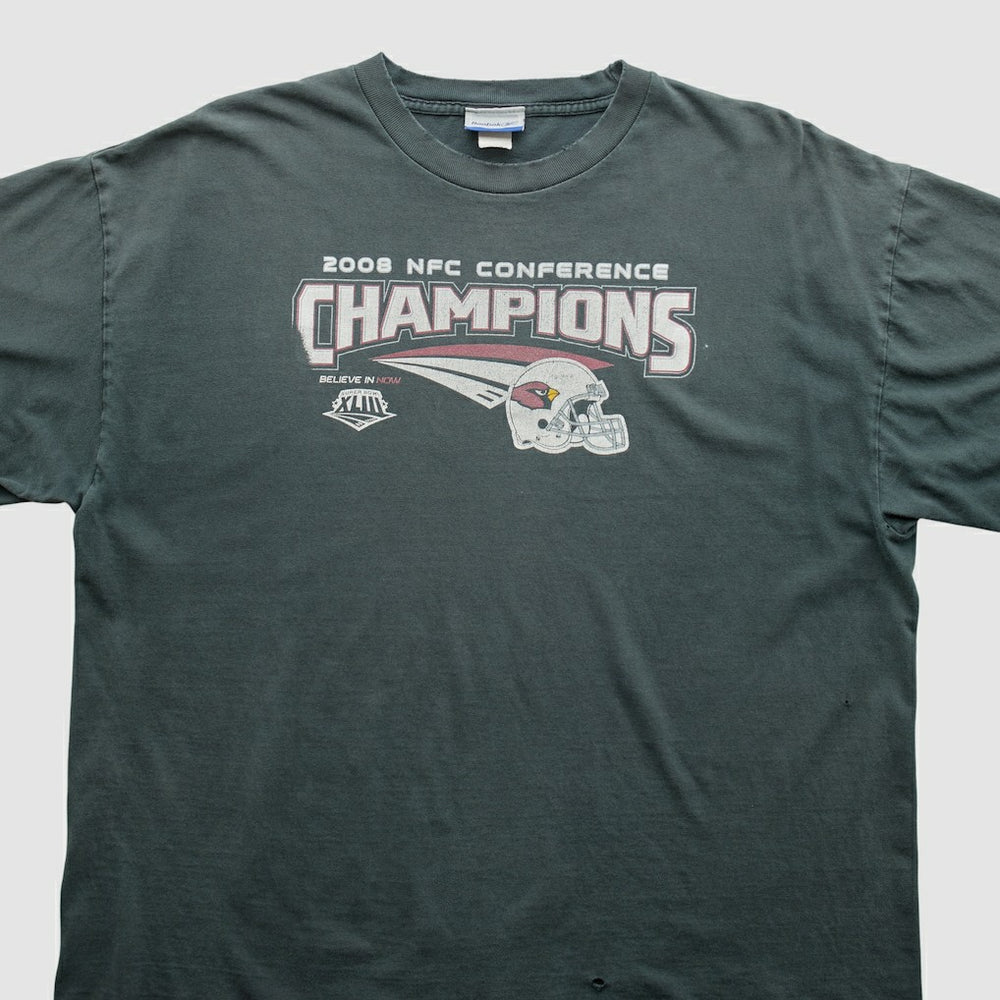 Arizona Cardinals Reebok 2008 T-shirt Green Vintage - Fanatics