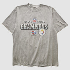 Pittsburgh Steelers Reebok 2006 T-shirt Heather Gray Vintage - Fanatics