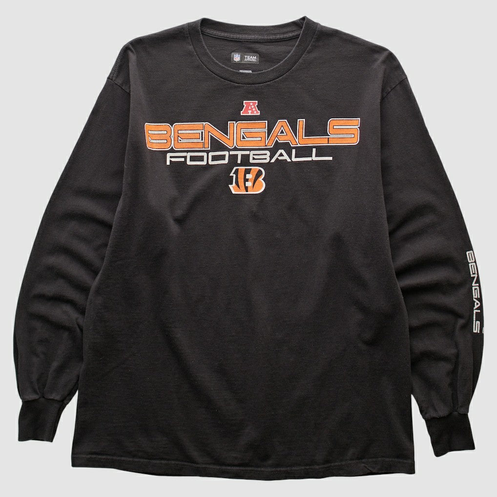 Cincinnati Bengals NFL 2000s Long Sleeve T-shirt Black Vintage - Fanatics
