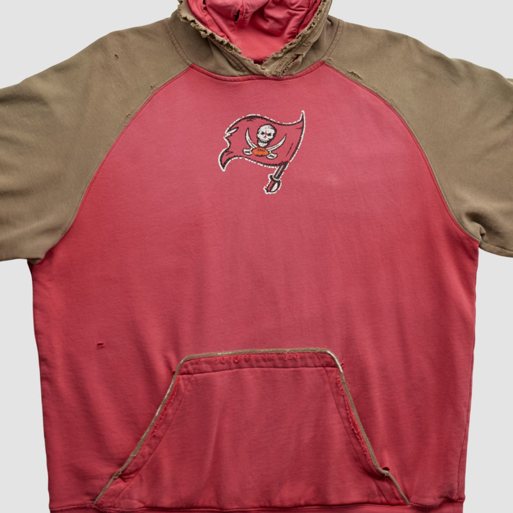 Tampa Bay Buccaneers Reebok 2000s Hooded Pullover Sweatshirt Red Vintage - Fanatics