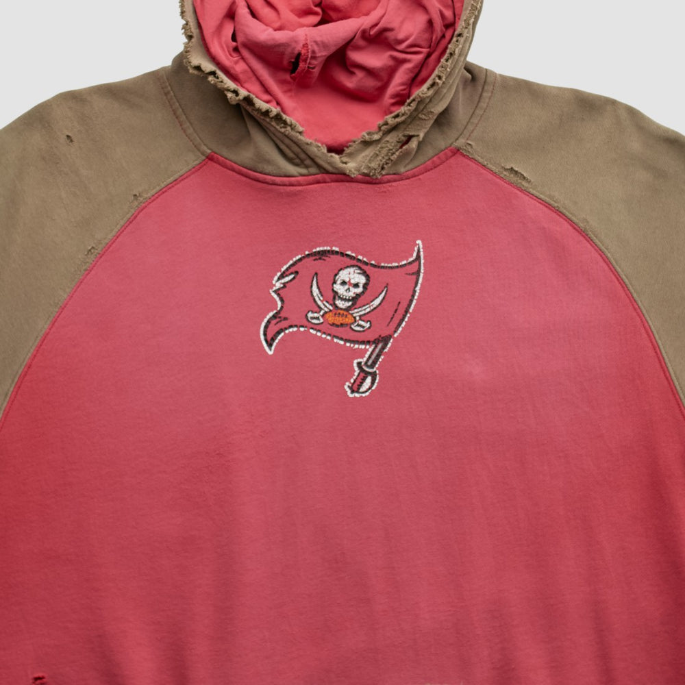 Tampa Bay Buccaneers Reebok 2000s Hooded Pullover Sweatshirt Red Vintage - Fanatics