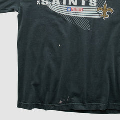 New Orleans Saints Alstyle Apparel 2009 Long Sleeve T-shirt Black Vintage - Fanatics