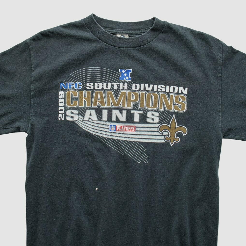 New Orleans Saints Alstyle Apparel 2009 Long Sleeve T-shirt Black Vintage - Fanatics