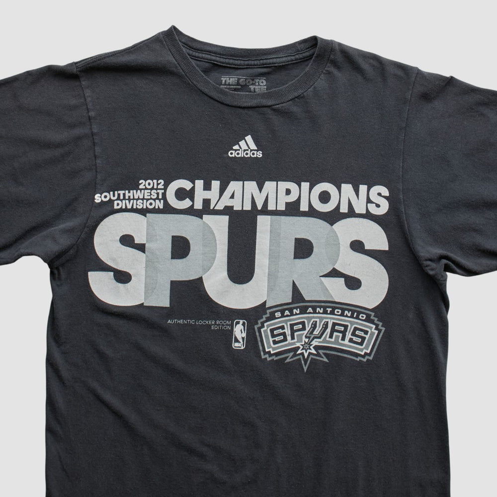 Adidas - San Antonio Spurs 2012 T-shirt - Black Vintage
