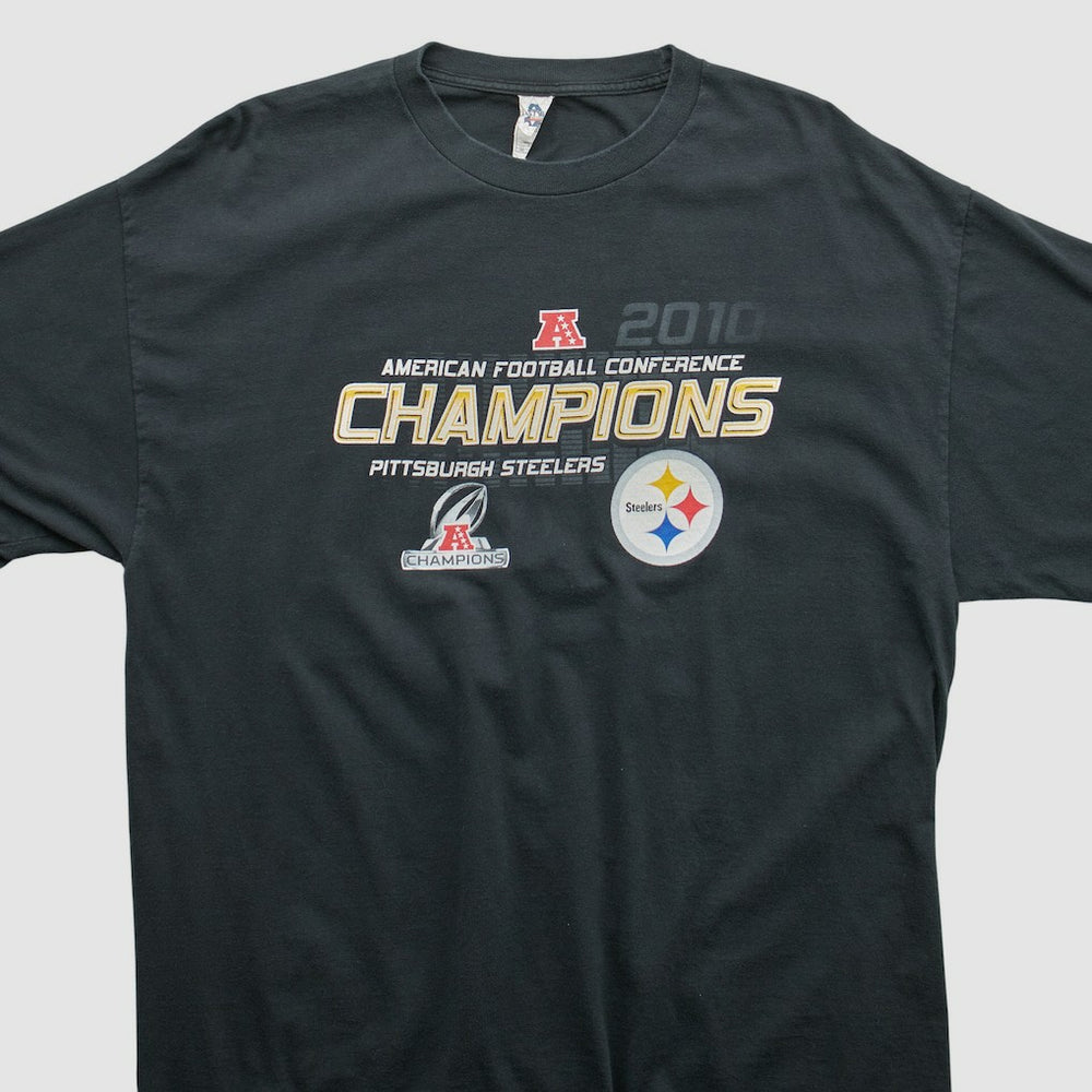 Pittsburgh Steelers Alstyle 2010 T-shirt Black Vintage - Fanatics