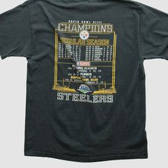 Pittsburgh Steelers NFL 2009 T-shirt Black Vintage - Fanatics