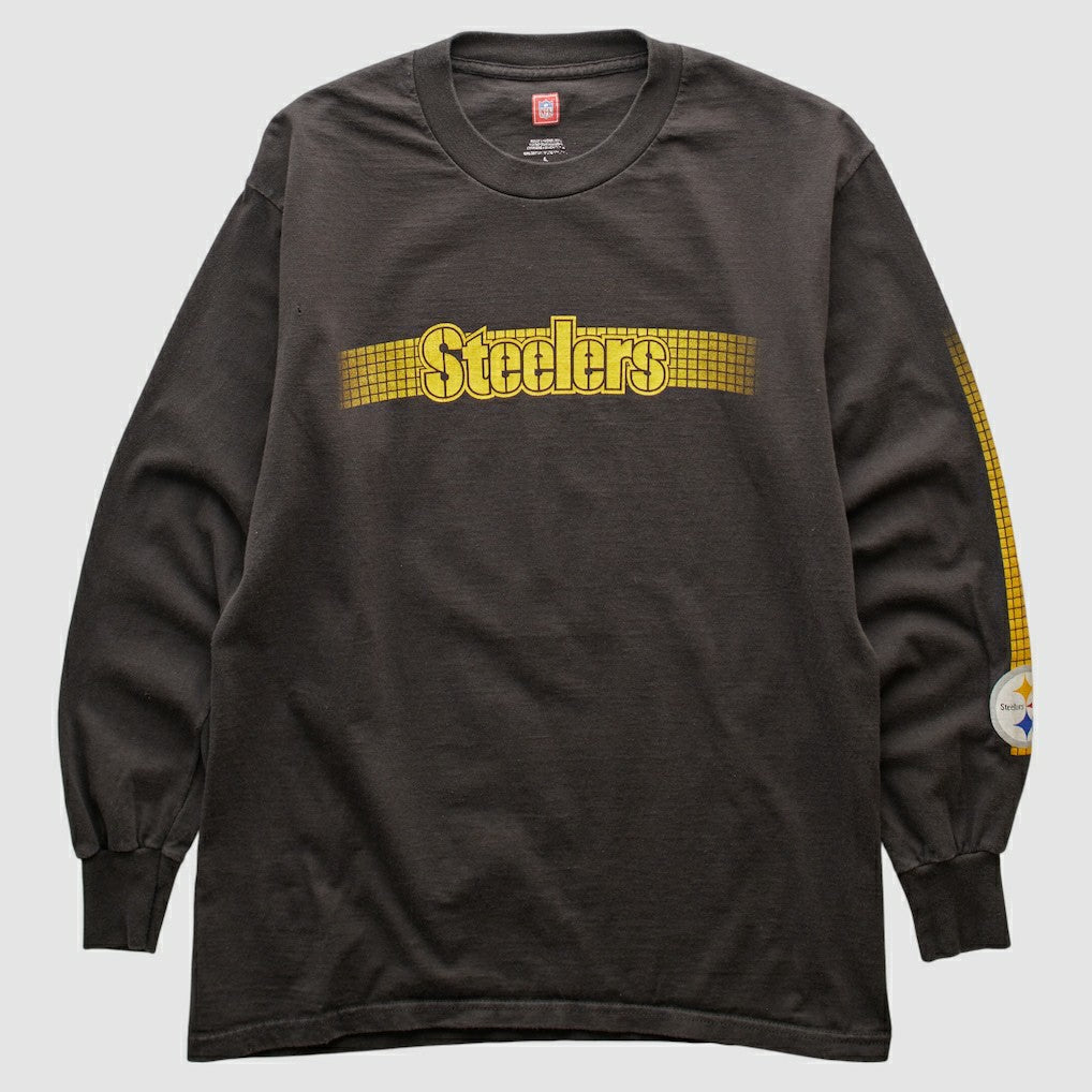 Pittsburgh Steelers NFL 2000s Long Sleeve T-shirt Black Vintage - Fanatics