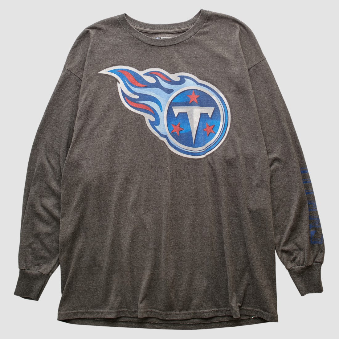 Tennessee Titans NFL 2000s Long Sleeve T-shirt Dark Heather Gray Vintage - Fanatics
