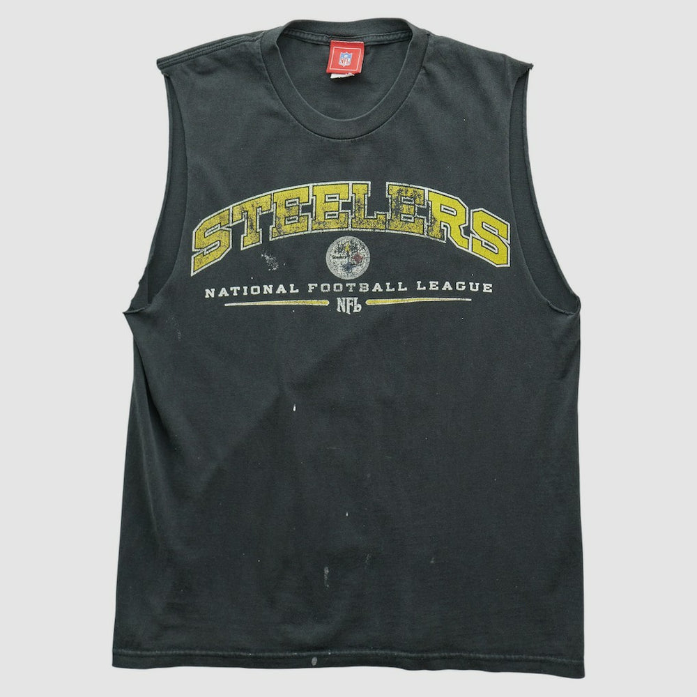 Pittsburgh Steelers NFL 2000s Tank Black Vintage - Fanatics