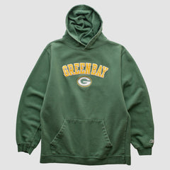 Green Bay Packers Team Edition Apparel 2000s Hooded Pullover Sweatshirt Green Vintage - Fanatics