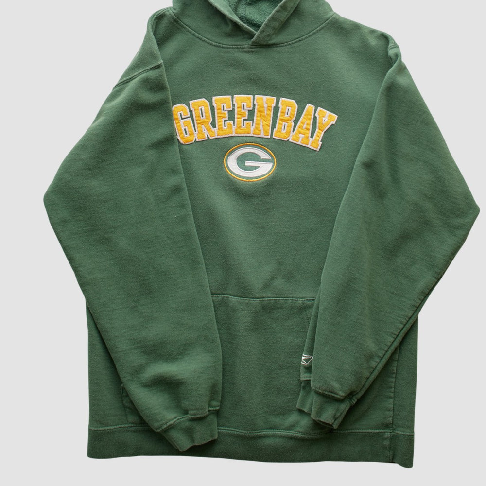 Green Bay Packers Team Edition Apparel 2000s Hooded Pullover Sweatshirt Green Vintage - Fanatics