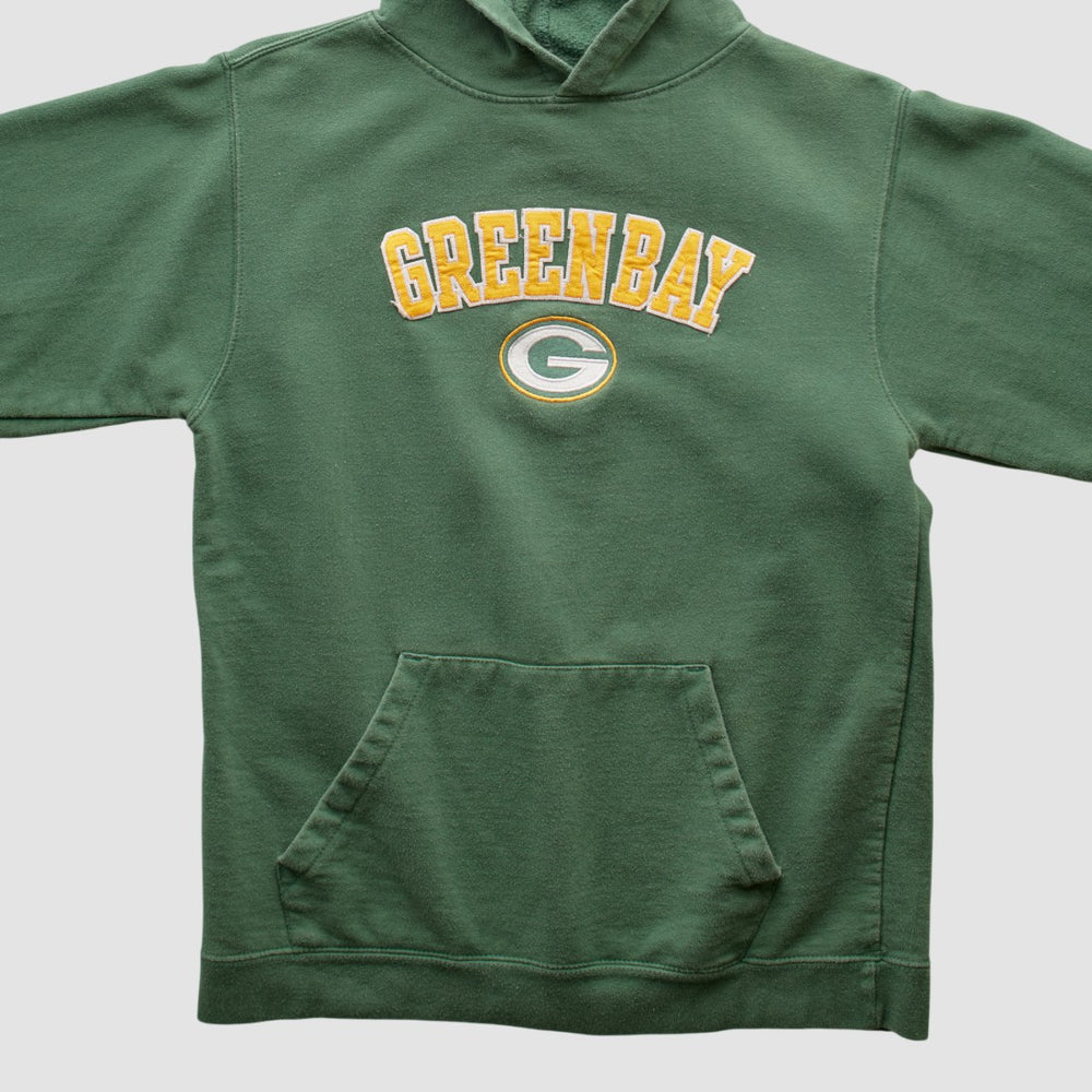 Green Bay Packers Team Edition Apparel 2000s Hooded Pullover Sweatshirt Green Vintage - Fanatics