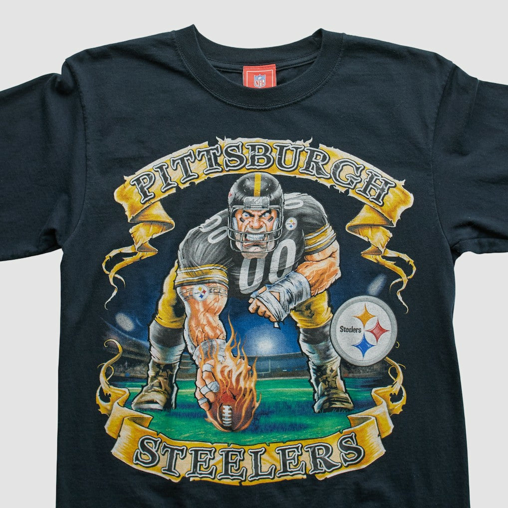 Pittsburgh Steelers NFL 2000s Long Sleeve T-shirt Black Vintage - Fanatics