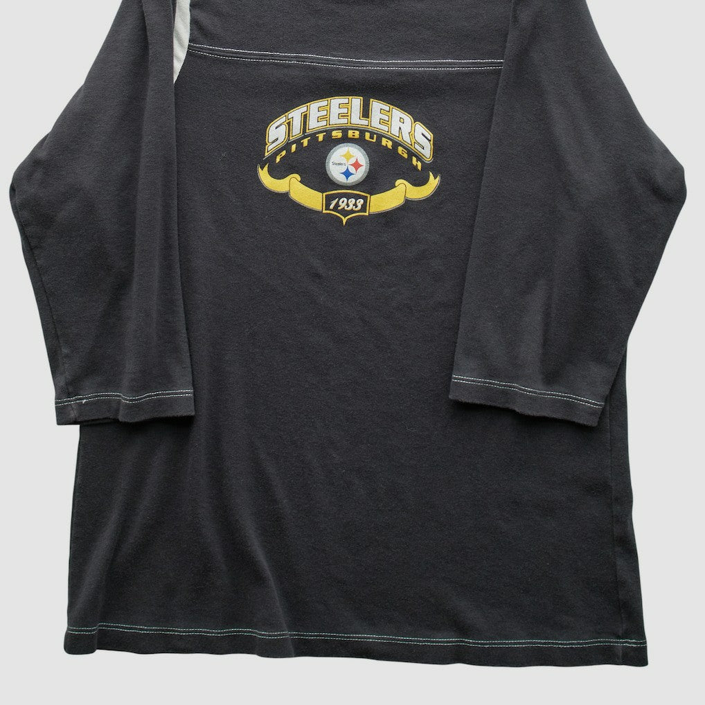 Pittsburgh Steelers NFL 2000s T-shirt Black Vintage - Fanatics