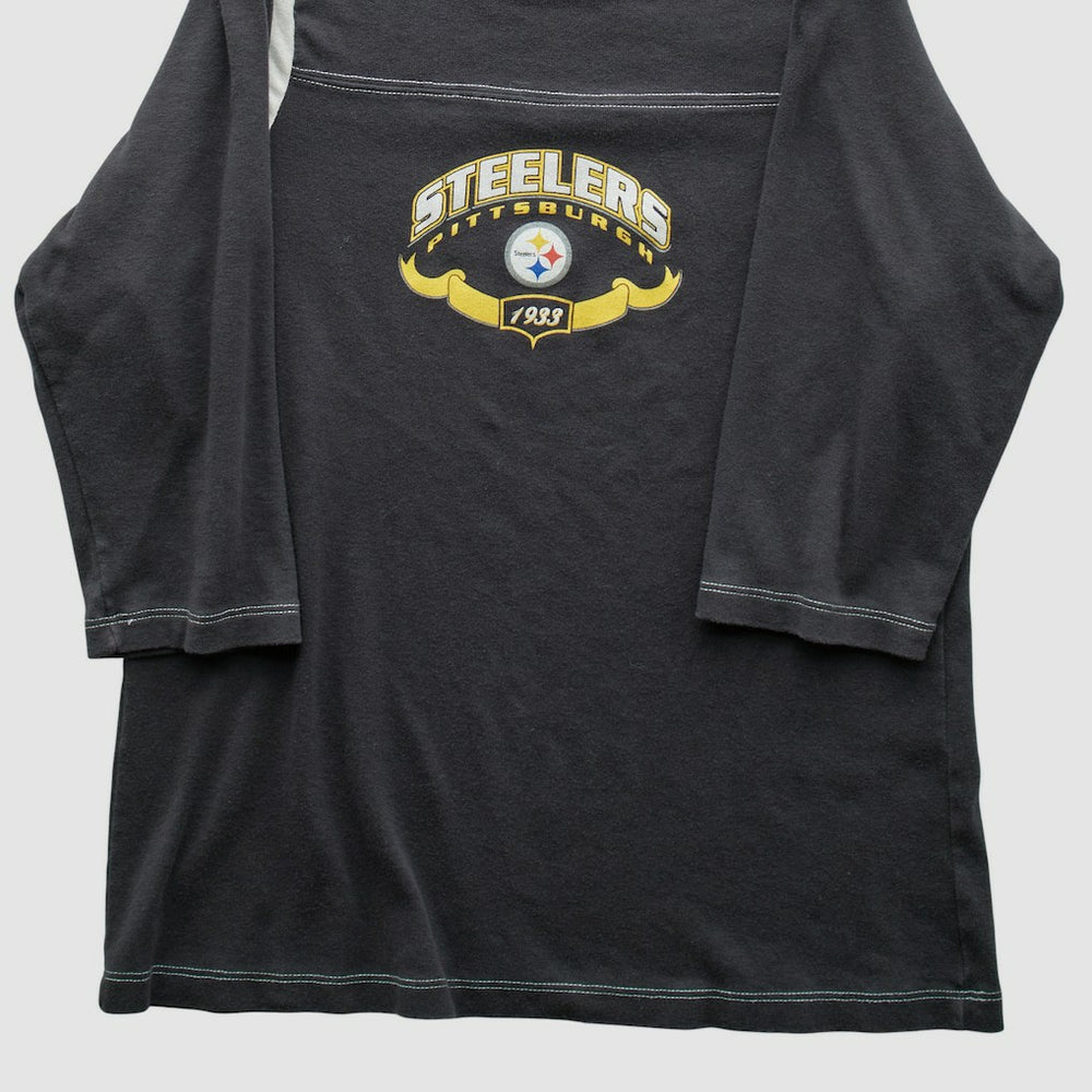 Pittsburgh Steelers NFL 2000s T-shirt Black Vintage - Fanatics