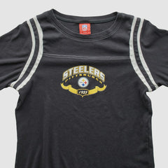 Pittsburgh Steelers NFL 2000s T-shirt Black Vintage - Fanatics
