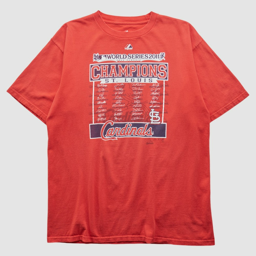 St. Louis Cardinals Majestic 2011 T-shirt On Sale