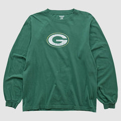 Green Bay Packers Reebok 2000s Long Sleeve T-shirt Green Vintage - Fanatics