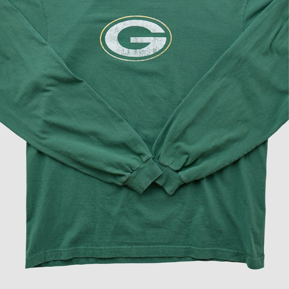 Green Bay Packers Reebok 2000s Long Sleeve T-shirt Green Vintage - Fanatics