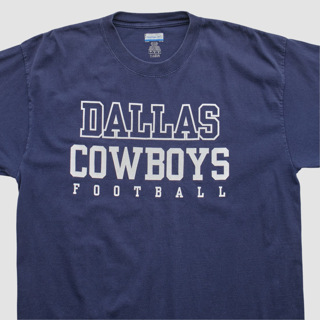 Dallas Cowboys Reebok 2000s Long Sleeve T-shirt Navy Vintage - Fanatics