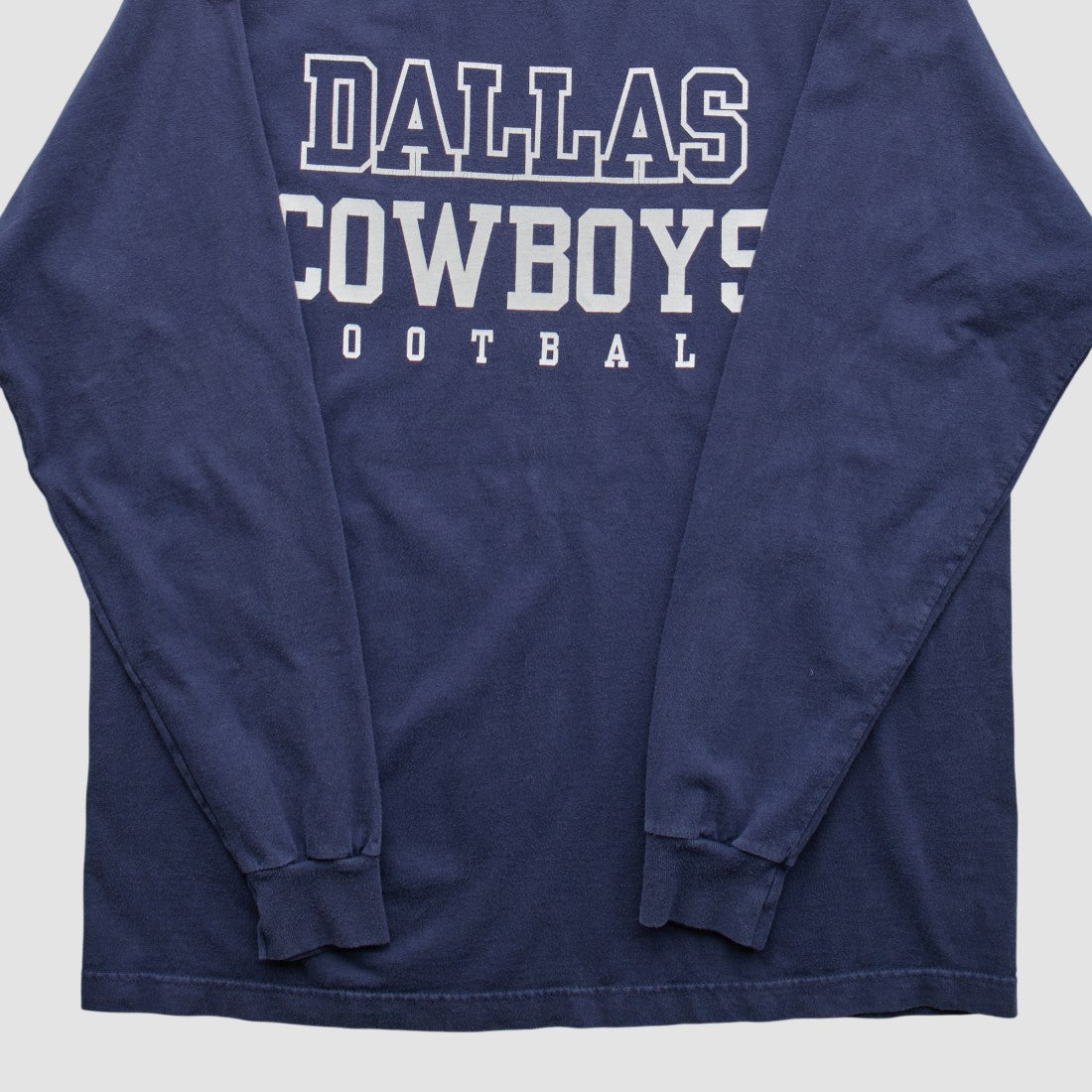 Dallas Cowboys Reebok 2000s Long Sleeve T-shirt Navy Vintage - Fanatics