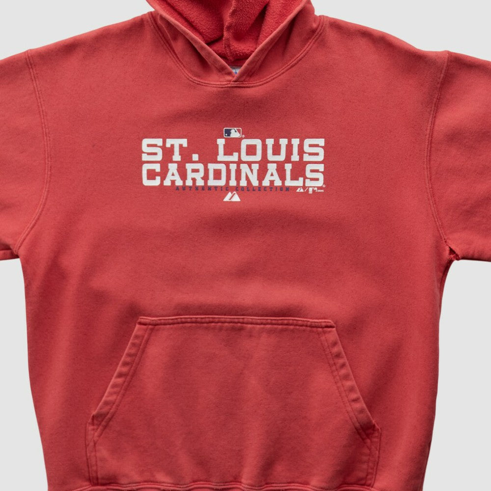 St. Louis Cardinals Majestic 2000s Hooded Pullover Sweatshirt discount