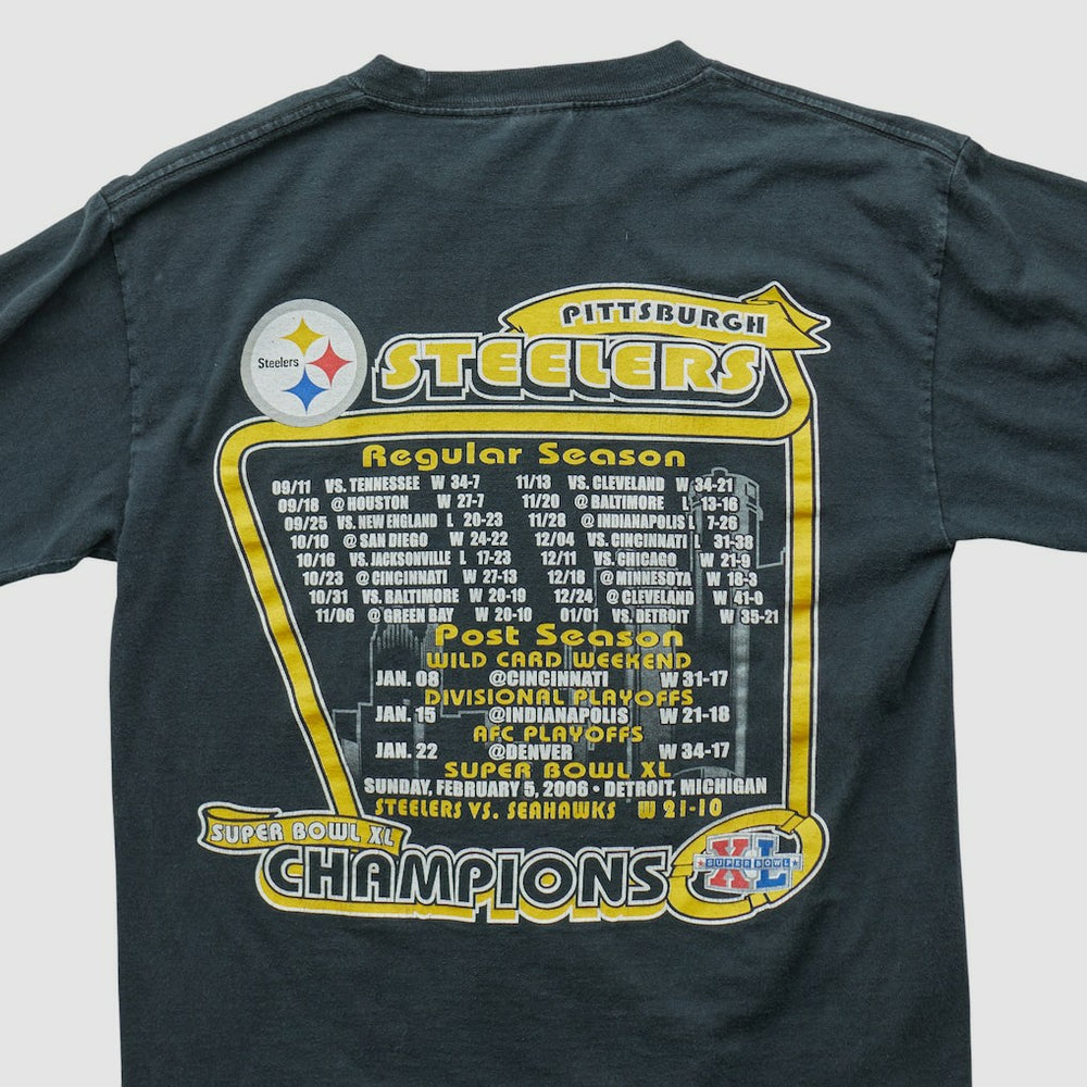 Pittsburgh Steelers Alstyle 2006 Long Sleeve T-shirt Black Vintage - Fanatics
