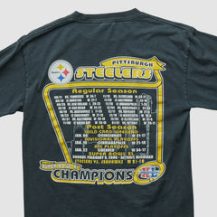 Pittsburgh Steelers Alstyle 2006 Long Sleeve T-shirt Black Vintage - Fanatics