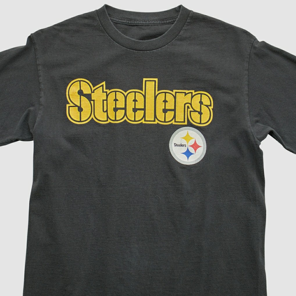 Pittsburgh Steelers 2000s Long Sleeve T-shirt Black Vintage - Fanatics