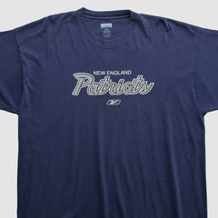 New England Patriots Reebok 2000s T-shirt Navy Vintage - Fanatics