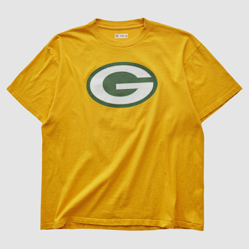 Green Bay Packers NFL 2000s T-shirt Yellow Vintage - Fanatics