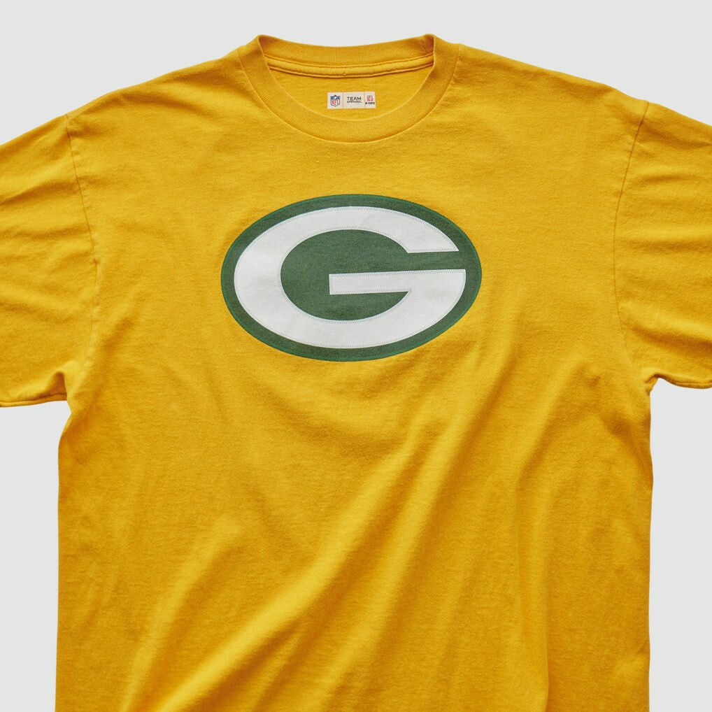 Green Bay Packers NFL 2000s T-shirt Yellow Vintage - Fanatics