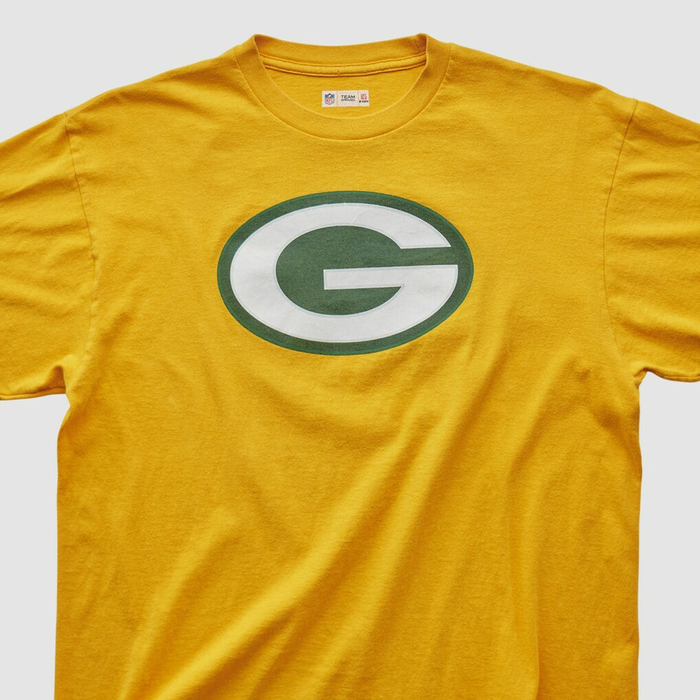 Green Bay Packers NFL 2000s T-shirt Yellow Vintage - Fanatics