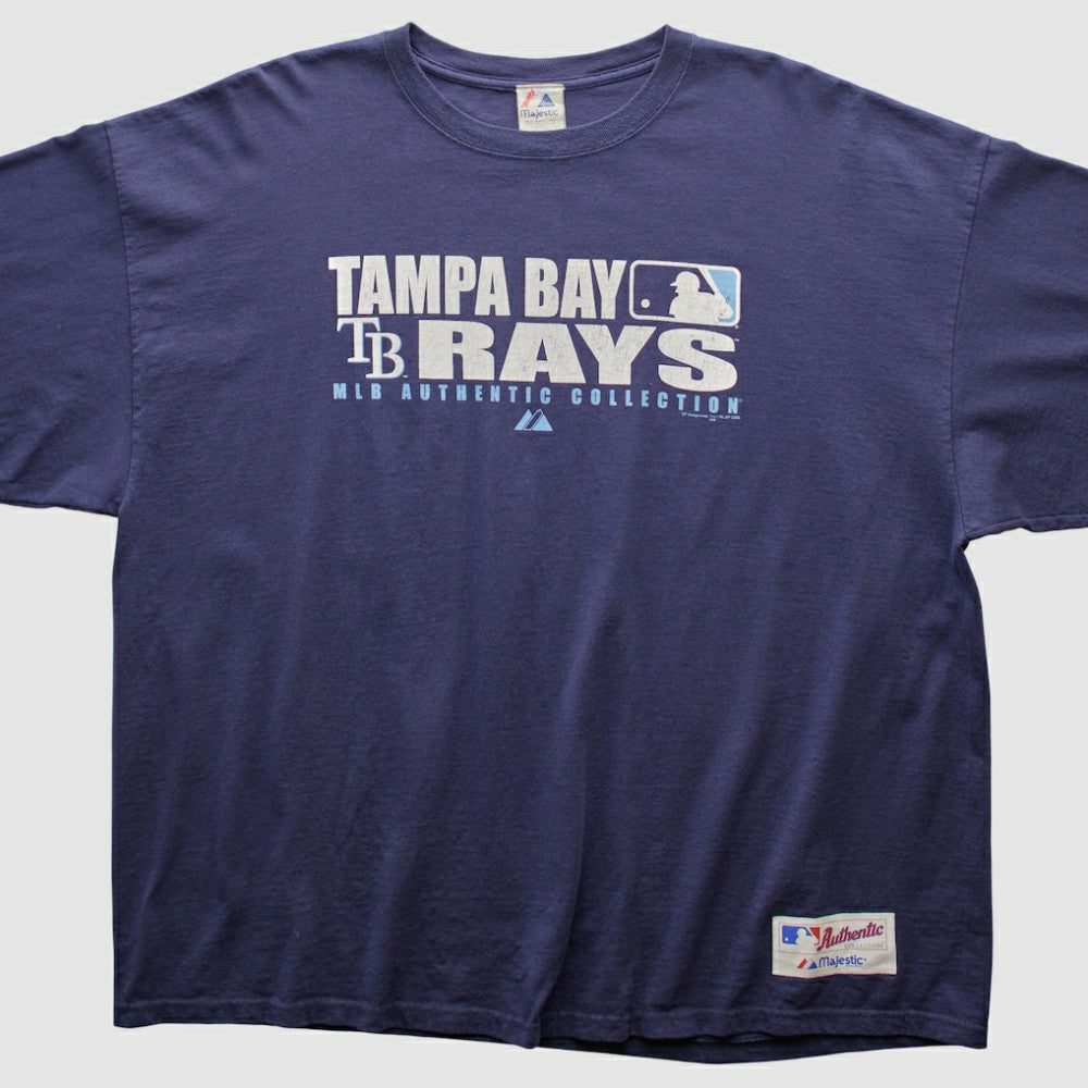 Tampa Bay Rays Majestic 2000s T-shirt discount