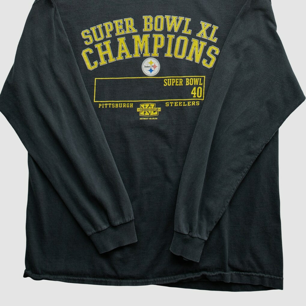 Pittsburgh Steelers Alstyle Apparel 2006 Long Sleeve T-shirt Black Vintage - Fanatics