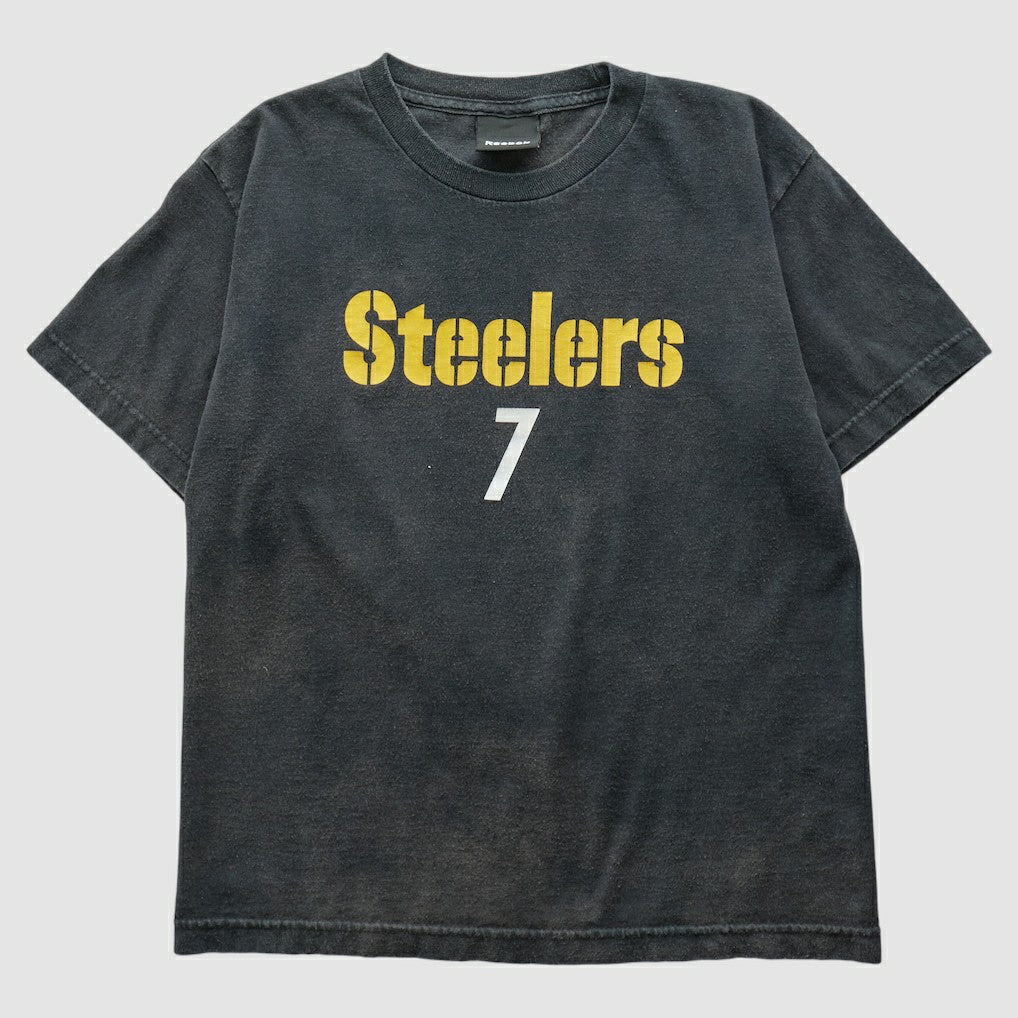 Pittsburgh Steelers Reebok 2000s T-shirt Black Vintage - Fanatics