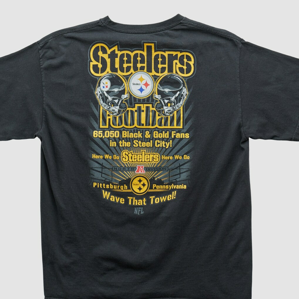Pittsburgh Steelers Team Edition Apparel 2010s T-shirt Black Vintage - Fanatics