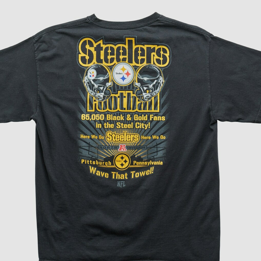 Pittsburgh Steelers Team Edition Apparel 2010s T-shirt Black Vintage - Fanatics