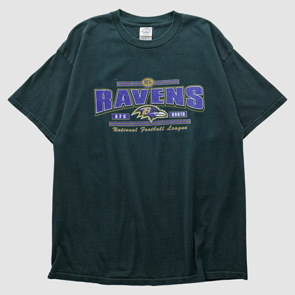 Baltimore Ravens Delta 2000s T-shirt Green Vintage - Fanatics