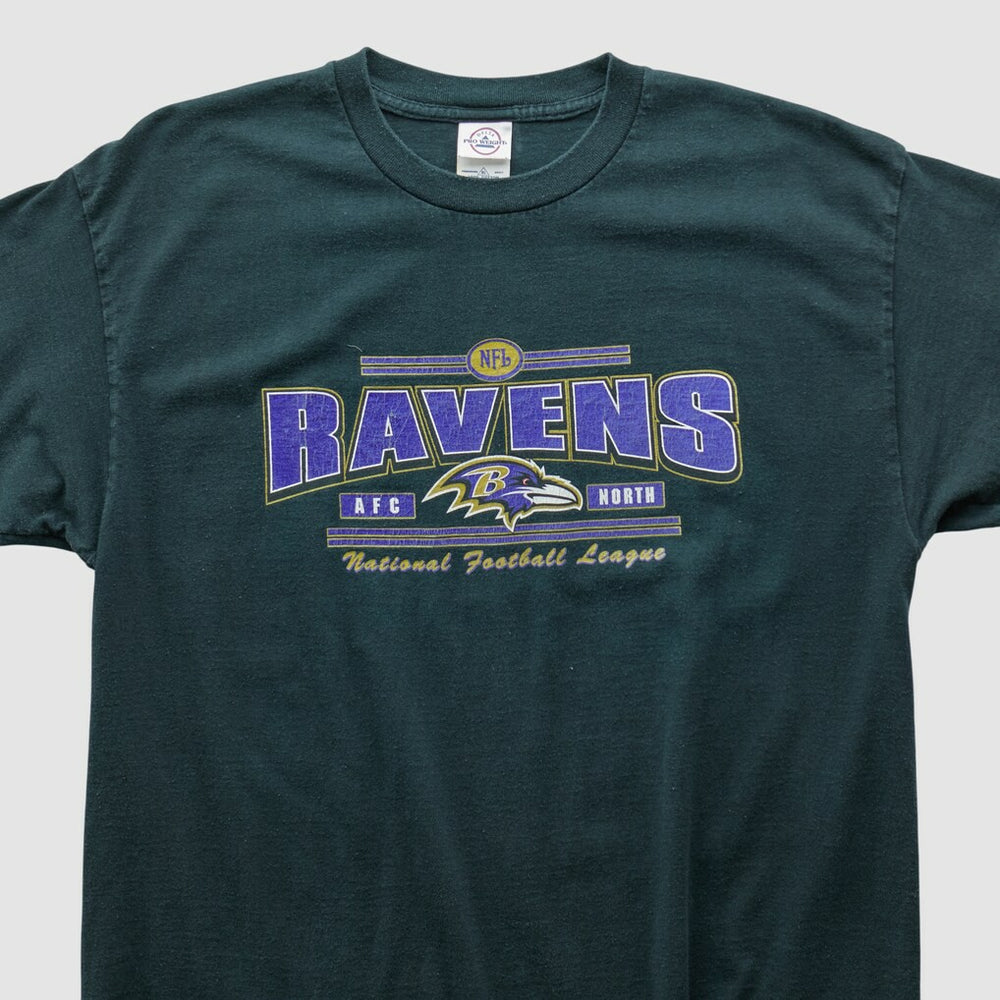 Baltimore Ravens Delta 2000s T-shirt Green Vintage - Fanatics