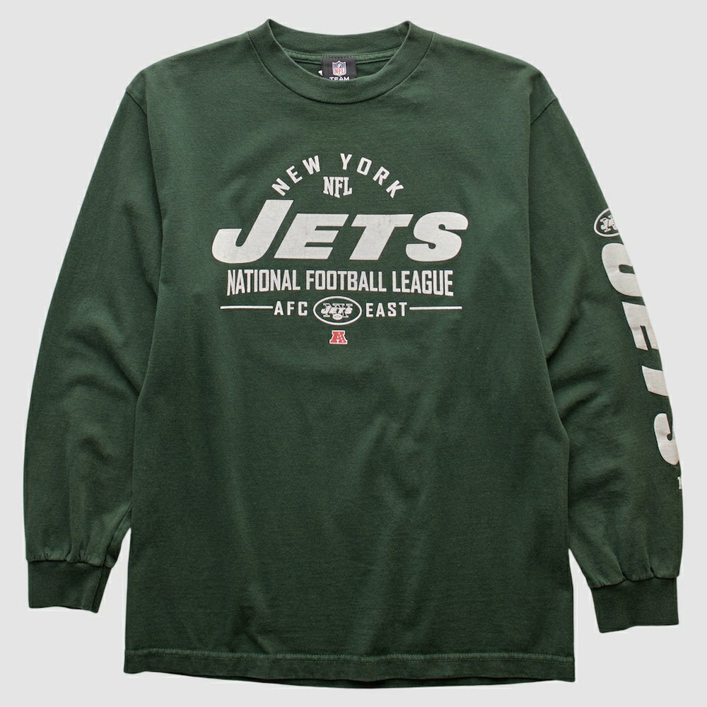 New York Jets Team Edition Apparel 2010s Long Sleeve T-shirt Green Vintage - Fanatics