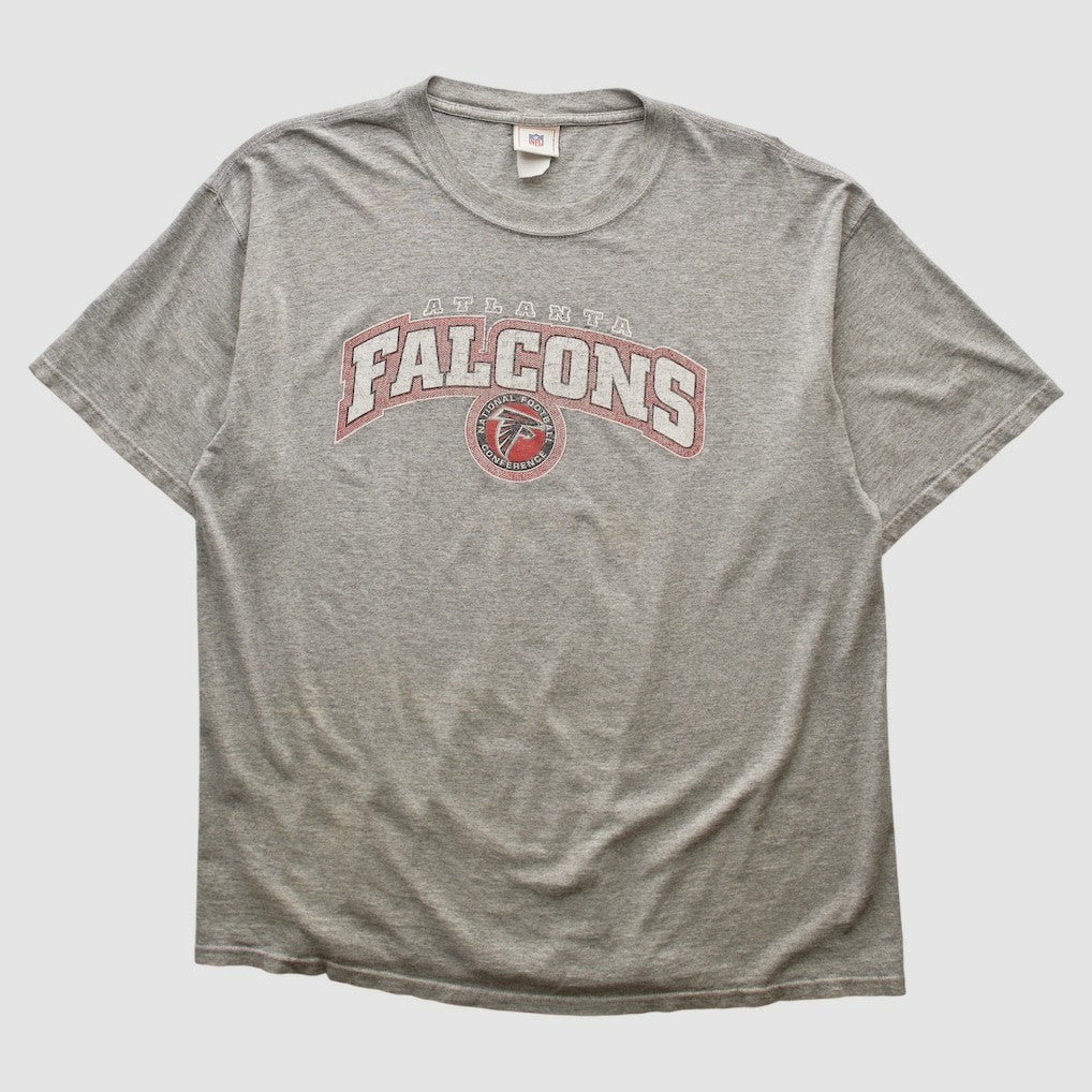 Atlanta Falcons NFL 2000s T-shirt Heather Gray Vintage - Fanatics